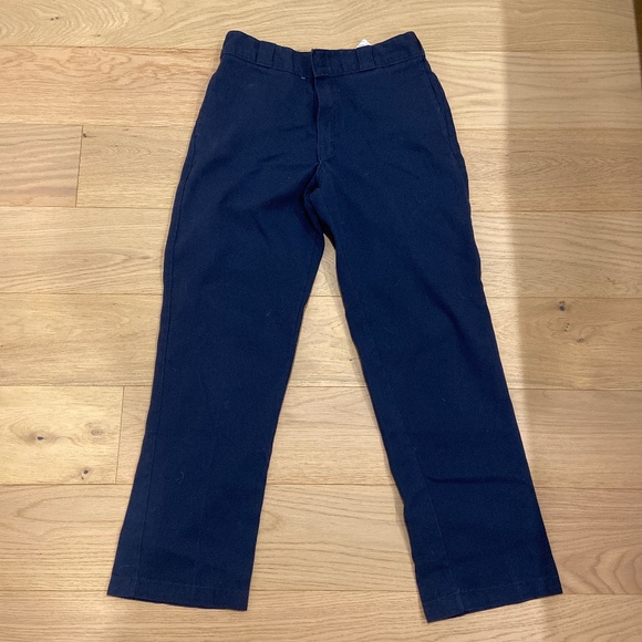 Vintage Dickies Baggy Dress Pants 874 Original Fit Blue Navy Mens Size 32 - Picture 1 of 3